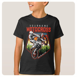 Personlig Motocross Tävla Dirt Bike Trail Ride T Shirt