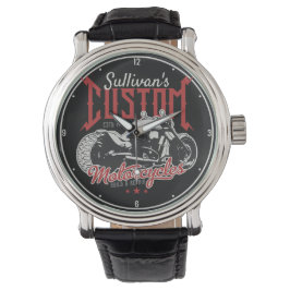 Personlig Motorcycle Big Boy Bike Biker Garage Armbandsur