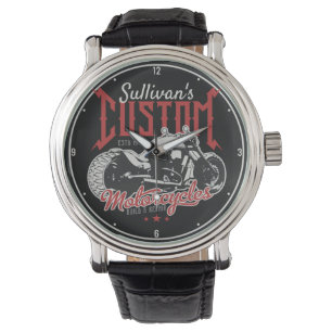 Personlig Motorcycle Big Boy Bike Biker Garage Armbandsur