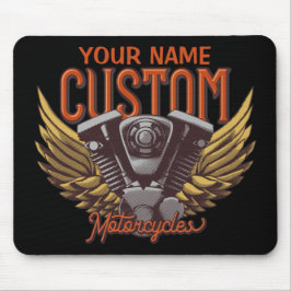 Personlig Motorcycle Eagle Vingar Biker Garage Musmatta