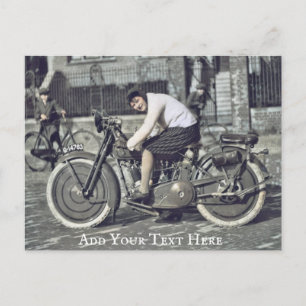 Personlig Motorcycle Postcard Vykort