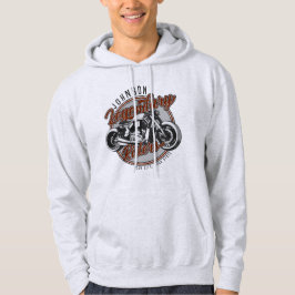 Personlig motorcykel Legendarisk förare Biker NAMN Hoodie
