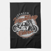 Personlig motorcykel Legendarisk förare Biker NAMN