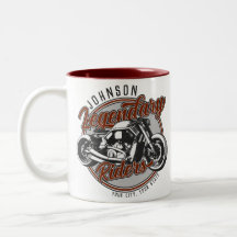 Personlig motorcykel Legendarisk förare Biker NAMN