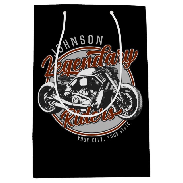 Personlig motorcykel legendarisk ryttare Biker NAM (Framsidan)