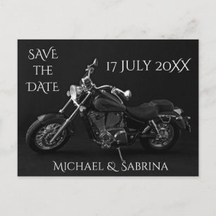 Personlig Motorcykel Spara Datum Meddelande Vykort