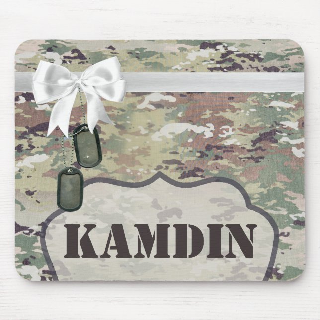 Personlig Mouse Pad Army OCP Camo Uniform Camof Musmatta (Framsidan)