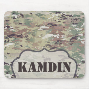 Personlig Mouse Pad Army OCP Camo Uniform Camof Musmatta