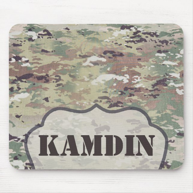 Personlig Mouse Pad Army OCP Camo Uniform Camof Musmatta (Framsidan)