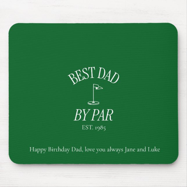Personlig Mouse Pad för Pappa Musmatta (Framsidan)