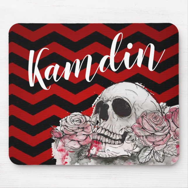 Personlig Mouse Pad Ro Gothic Chevron r Musmatta (Framsidan)