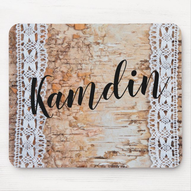 Personlig Mouse Pad XCcountry Barn Wood Snöre Tri Musmatta (Framsidan)