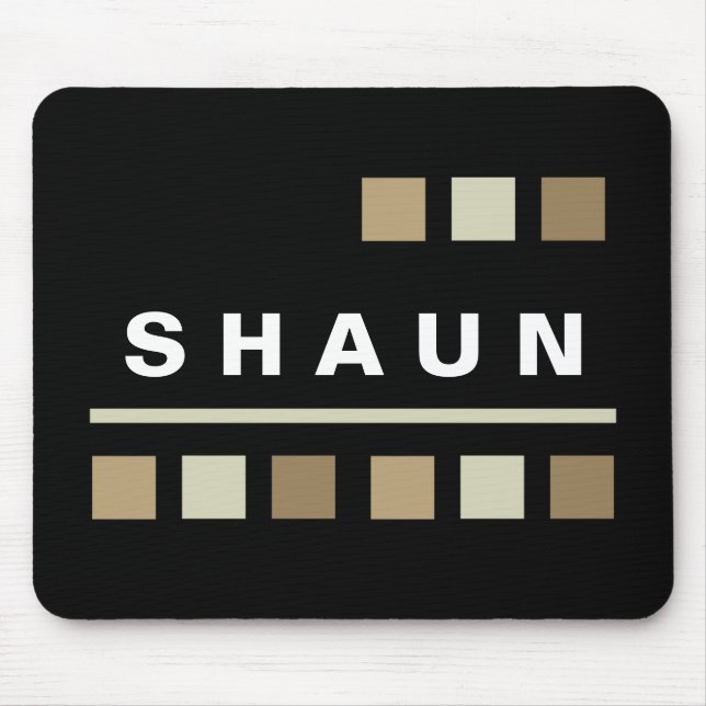 Personlig Mousepads - svart Musmatta (Framsidan)