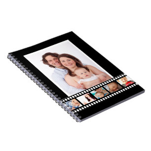 Personlig Movie Reel Photo Collage Anpassningsbar Anteckningsbok