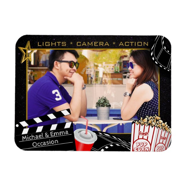 Personlig Movie Star Ram Magnet (Horisontell)