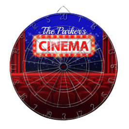 Personlig Movie Theater Cinema Family Room Darttavla