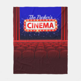 Personlig Movie Theater Cinema Family Room Fleecefilt