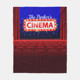 Personlig Movie Theater Cinema Family Room Fleecefilt