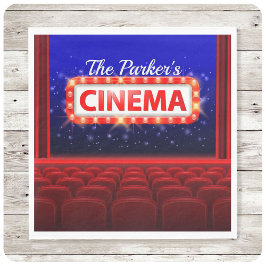 Personlig Movie Theater Cinema Family Room Pappersservett