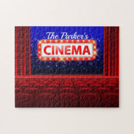 Personlig Movie Theater Cinema Family Room Pussel