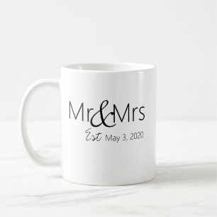 Personlig "Mr & Mrs" kaffe mugg