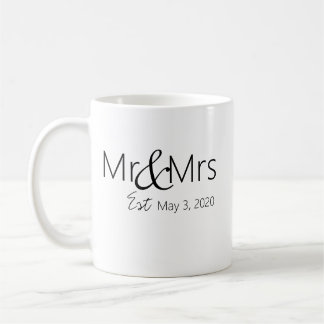 Personlig "Mr & Mrs" kaffe mugg