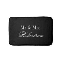 Personlig Mr. och Mrs. bad mat för nygifta