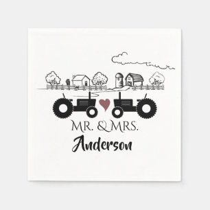 Personlig Mr. Tractor par Farm KÄRLEK Pappersservett