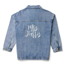 Personlig Mrs. - Denim Jacka