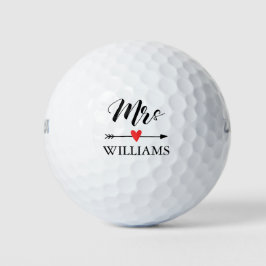 Personlig Mrs. with Heart and Arrow