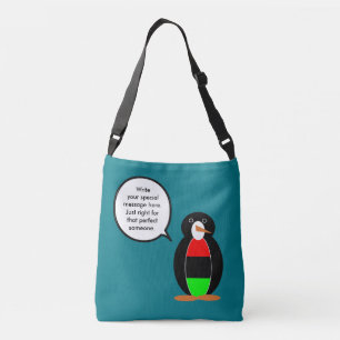 Personlig Ms Penguin afrikansk diaspora talande Axelväska