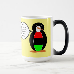 Personlig Ms Penguin Afrikansk diaspora talande Magisk Mugg