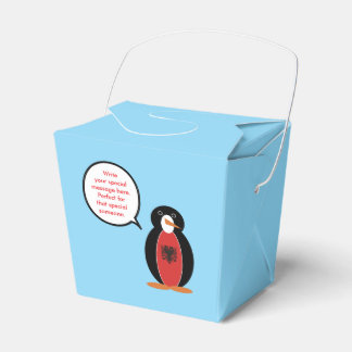 Personlig Ms. Penguin Albanien Take-Out Presentaskar