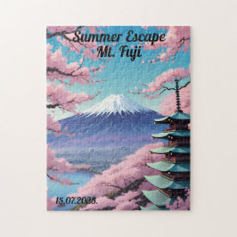 Personlig Mt. Fuji Puzzle Pussel