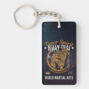 Personlig Muay Thai Keychain - Tiger Spirit