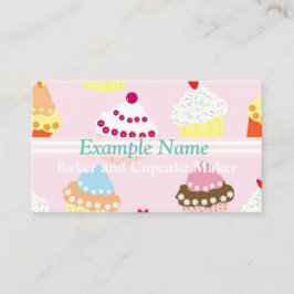 Personlig "Muffinsar" Affärskort (Amerika) Visitkort