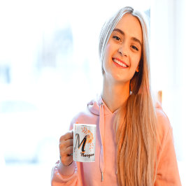 personlig mugg, anpassad namnmugg, monogrammugg, i mugg
