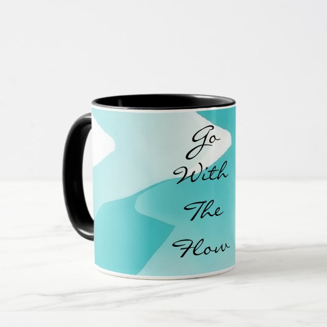 Personlig Mugg följer med Flow Art Mugg (Framsida vänster)