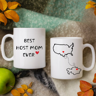 Personlig mugg för Host Mamma - Bästa värdland Mam
