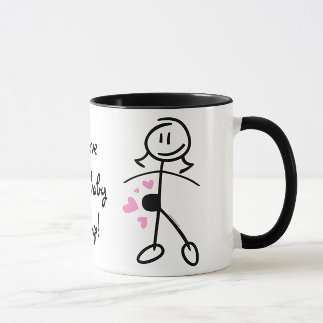 Personlig mugg för mamma för babybulapinne (Höger)