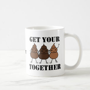 Personlig mugg för mugg för Poop för beställni