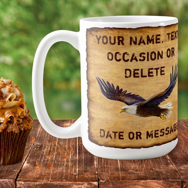 Personlig mugg för Pappa, Make. Eagle Gifts (Gifts for Eagle Lovers. Personalized Father's Day Gift. Personalised gift for son Cheap gift for Dad)