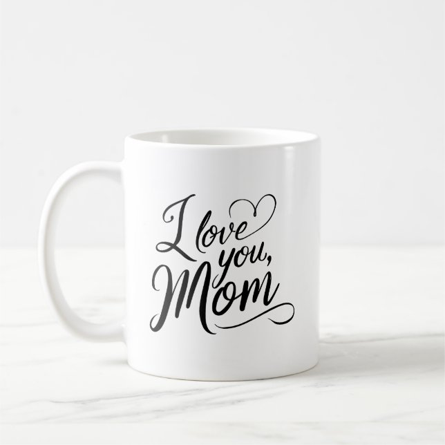 Personlig mugg - Heartfilt Gift for Best Mamma (Vänster)