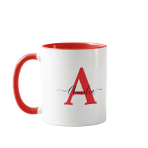Personlig mugg med monogram