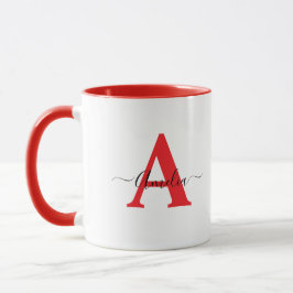 Personlig mugg med monogram