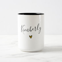 Personlig mugg med Namn och hjärta