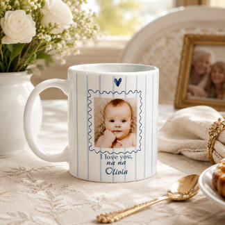 Personlig mugg till mormor med bebisfoto