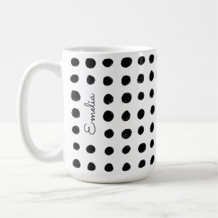 Personlig mugg vid hand plockade