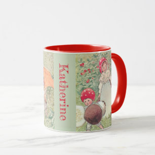 Personlig Mushroom Fairytale Elsa Beskow Mugg