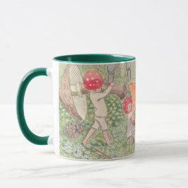 Personlig Mushroom Fairytale Elsa Beskow Mugg